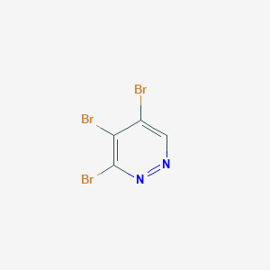 Chemical structure of 3,4,5-Tribromopyridazine