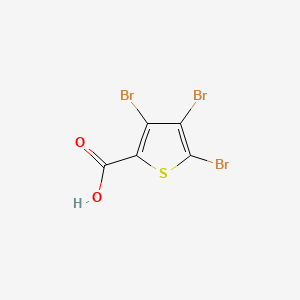 Chemical structure of 3,4,5-tribromo-2-thenoic acid