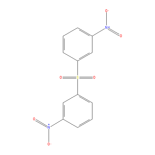 Chemical structure of 3,3'-Sulfonylbis(nitrobenzene)
