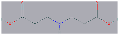 Chemical structure of 3,3'-Iminodipropionic Acid