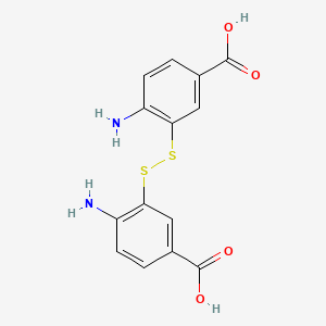 Chemical structure of 3,3'-DITHIOBIS(4-AMINOBENZOIC ACID)