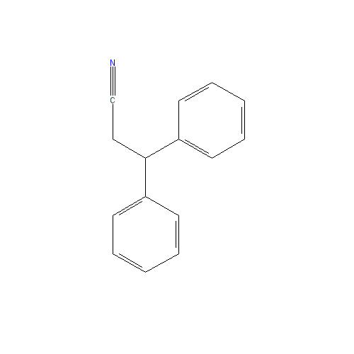 Chemical structure of 3,3-Diphenylpropionitrile
