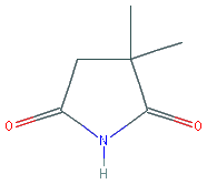 Chemical structure of 2,2-Dimethylsuccinimide