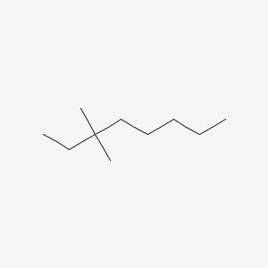 Chemical structure of 3,3-Dimethyloctane