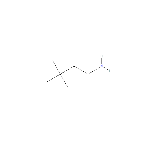 Chemical structure of 3,3-Dimethylbutylamine