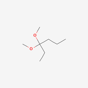 Chemical structure of 3,3-Dimethoxyhexane