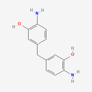 Chemical structure of 3,3'-Dihydroxy-4,4'-diaminodiphenylmethane
