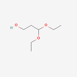 Chemical structure of 3,3-Diethoxy-1-propanol