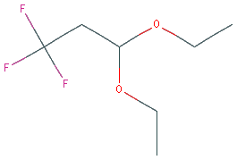 Chemical structure of 3,3-diethoxy-1,1,1-trifluoropropane