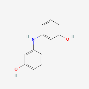 Chemical structure of 3,3'-Iminobisphenol