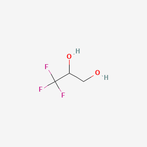 Chemical structure of 3,3,3-Trifluoropropane-1,2-diol