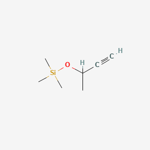 Chemical structure of 3-(Trimethylsilyloxy)-1-butyne