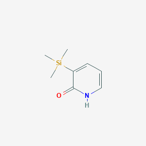 Chemical structure of 3-(Trimethylsilyl)pyridin-2-ol