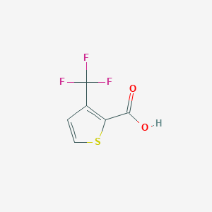 Chemical structure of 3-(Trifluoromethyl)thiophene-2-carboxylic acid
