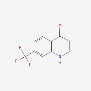Chemical structure of 3-(Trifluoromethyl)quinolin-7-ol
