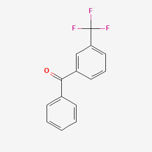 Chemical structure of 3-(Trifluoromethyl)Benzophenone