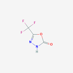 Chemical structure of 3-(Trifluoromethyl)-1,2,4-oxadiazol-5-ol