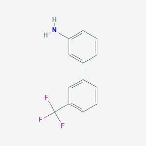 Chemical structure of 3'-(Trifluoromethyl)-[1,1'-biphenyl]-3-amine