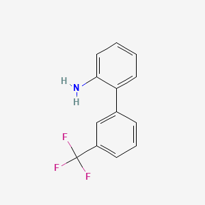 Chemical structure of 3'-Trifluoromethylbiphenyl-2-ylamine