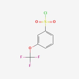Chemical structure of 3-(Trifluoromethoxy)Benzenesulfonyl Chloride