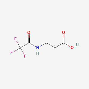Chemical structure of 3-(Trifluoroacetamido)propanoic acid
