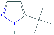 Chemical structure of 3-(tert-Butyl)pyrazole