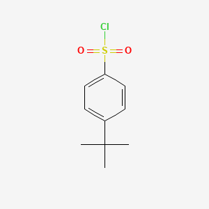 Chemical structure of 3-tert-Butylbenzene-1-sulfonyl chloride
