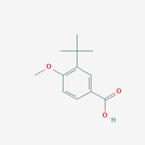 Chemical structure of 3-(tert-Butyl)-4-methoxybenzoic acid
