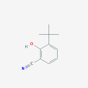 Chemical structure of 3-(tert-Butyl)-2-hydroxybenzonitrile