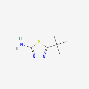 Chemical structure of 3-Tert-butyl-1,2,4-thiadiazol-5-amine