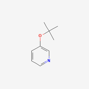 Chemical structure of 3-(tert-Butoxy)pyridine