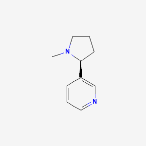 Chemical structure of 3-(Pyrrolidin-3-ylmethyl)pyridine