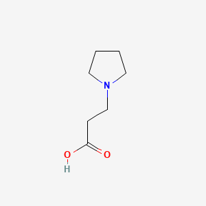 Chemical structure of 3-(1-Pyrrolidinyl)propanoic acid