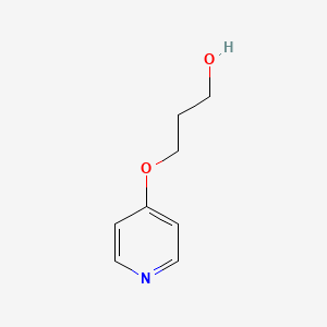 Chemical structure of 3-(Pyridin-4-yloxy)propan-1-ol