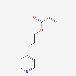 Chemical structure of 3-(Pyridin-4-yl)propyl methacrylate