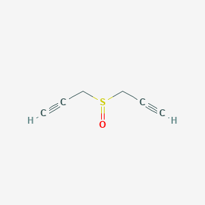 Chemical structure of 3-(Prop-2-Yn-1-Ylsulfinyl)Prop-1-Yne