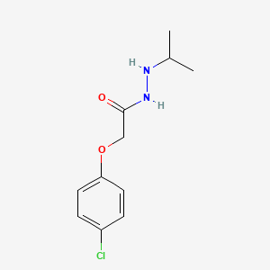 Chemical structure of 3-(Piperazine-1-carbonyl)phenol hydrochloride