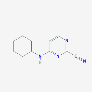 Chemical structure of 3-(Piperazin-1-yl)-1H-indazole