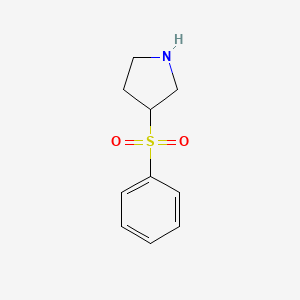 Chemical structure of 3-(Phenylsulfonyl)pyrrolidine
