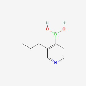 Chemical structure of (3-Propylpyridin-4-yl)boronic acid