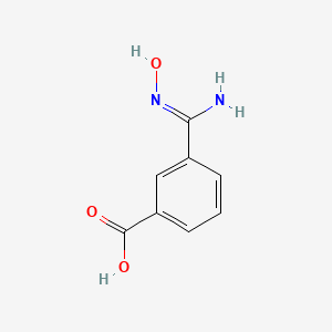 Chemical structure of 3-(N-Hydroxycarbamimidoyl)benzoic acid