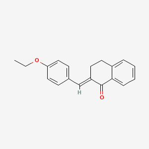 Chemical structure of 3-(1-Naphthalenyloxy)-1-phenyl-1-propanol