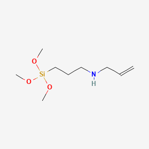Chemical structure of 3-(N-ALLYLAMINO)PROPYLTRIMETHOXYSILANE