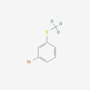 Chemical structure of 3-(Methylthiol-d3)-bromobenzene