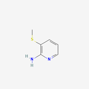 Chemical structure of 3-(Methylthio)pyridin-2-amine