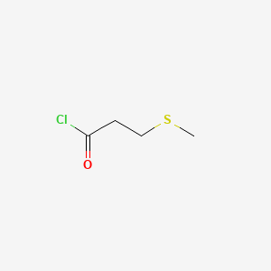 Chemical structure of 3-(Methylthio)propionyl Chloride