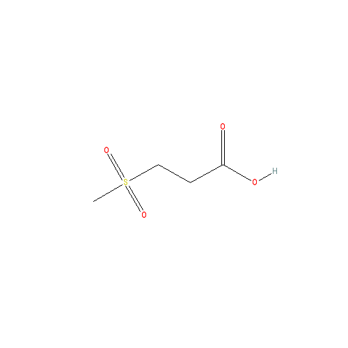 Chemical structure of 3-(Methylsulfonyl)propanoic acid