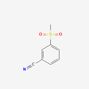 Chemical structure of 3-(Methylsulfonyl)benzonitrile