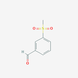 Chemical structure of 3-(Methylsulfonyl)benzaldehyde