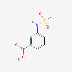 Chemical structure of 3-(Methylsulfonamido)benzoic Acid